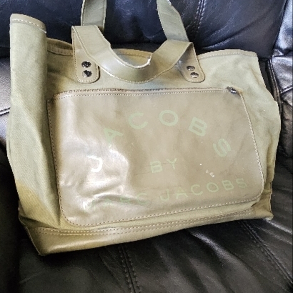 Marc Jacobs Green Tote Bag
